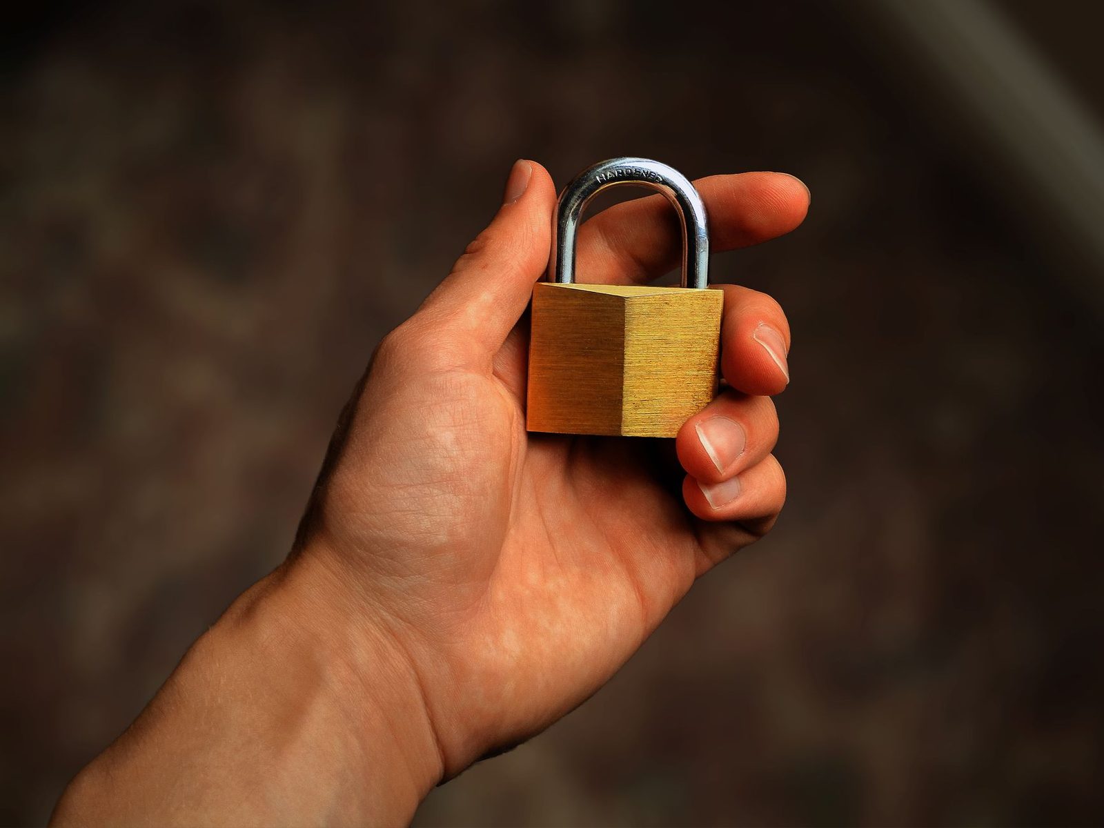 A person using a mobile device for secure authentication